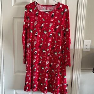 George Festive Red Women's Pajama Dress